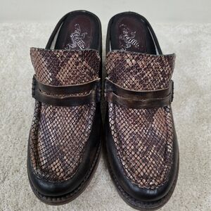 Freebird by Steven Snakeskin Pattern Heels